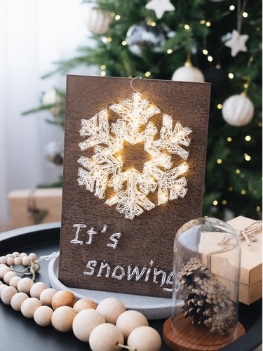 Abris Art Creative Kit/String Art Snowflake ABC-015 - Picture 1 of 7