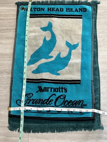 Lot of 3 Vintage Golf Towels Mojave Resort Marriott Grand Crown Resort 19th Hole - Picture 14 of 14