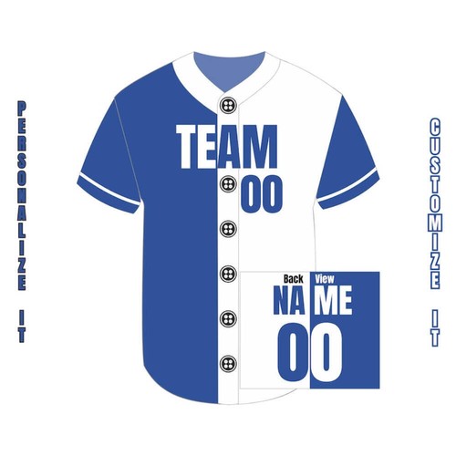 Custom Baseball Jersey, Personalized Baseball Jersey, Customized two tone Baseba - Picture 42 of 119