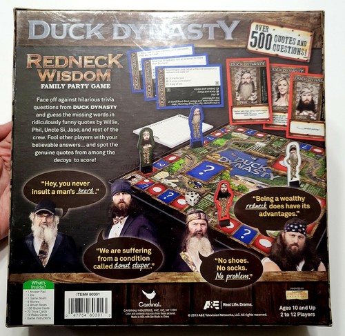 Duck Dynasty Redneck Wisdom Family Party Game, TV Show, Trivia, Quotes, New - Picture 2 of 6