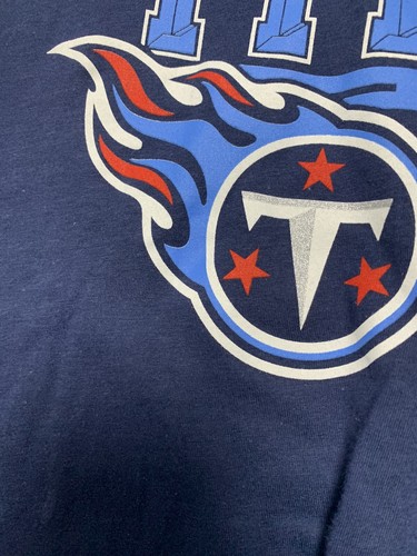 🏈 Tennessee Titans Women's V-Neck Shirt Size Small NFL Blue NEW Henry Tannehill - Picture 3 of 12