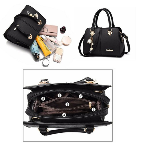 Nuevo Para mujeres Niñas Mango Cartera Bolsos de Mano Bolso de Hombro Prenda para el torso Cartera Bolso Mensajero - Imagen 6 de 19