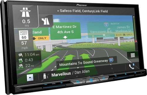 Pioneer AVIC-W8600NEX 7" Double-DIN Touchscreen Receiver + License Plate Camera - Picture 3 of 11