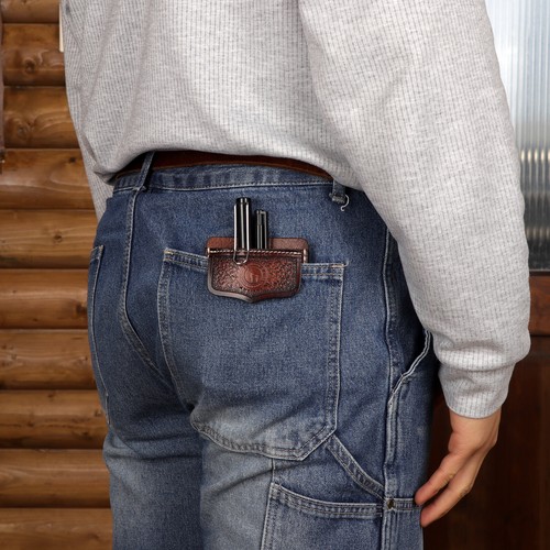 TOURBON Camisa de Cuero Protector de Bolsillo Pluma Herramientas Bolsa para Trabajadores Médicos Enfermeras - Imagen 21 de 24