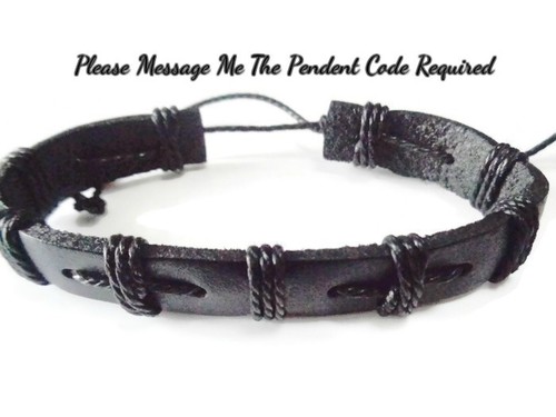 BRAZALETE TRENZADO DE CUERO PERSONALIZADO DAD, PAPÁ, HIJO PERSONALIZADO - Imagen 8 de 57
