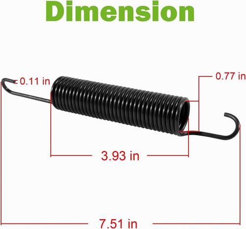 Mower Deck Idler Tightener Spring M45123 Fit for John Deere Riding Mower 120 140 - Picture 5 of 9