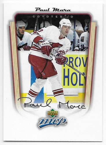 05/06 UPPER DECK MVP BASE Hockey (#201-392, #438-445) U-Pick From List - Picture 106 of 201