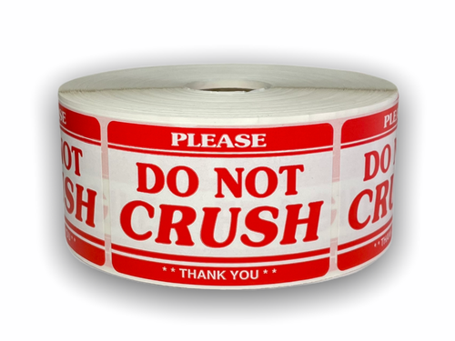 2x3-inch Please Do Not Crush Thank You Labels Adhesive Fragile Stickers 500 PCS - Picture 3 of 3