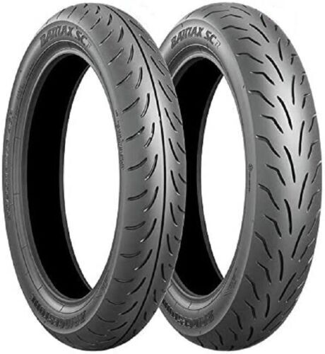 110/100-12 67J 120/90-10 66J COPPIA GOMME BRIDGESTONE SC PER HONDA CN SPAZIO 250 - Foto 1 di 3