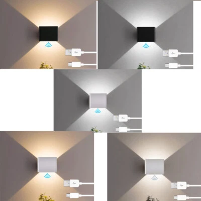 LED Wandleuchte mit Bewegungsmelder Kabellos Wiederaufladbar LED Wandlampe Innen - Bild 1 von 4