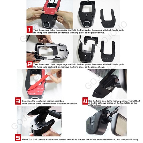 Car DVR Camera Dash Cam Video Recorder Night Vision 1080P For Android Player - Picture 8 of 8