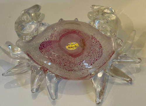 Glass Crab Figurine, Large
