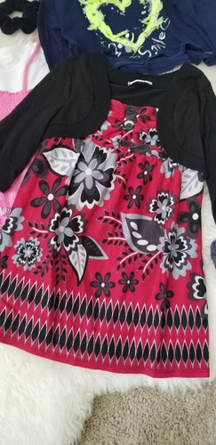3 Girls Size 6 And Sizes 7 Blouses With Matching Scrunchies - Picture 4 of 9