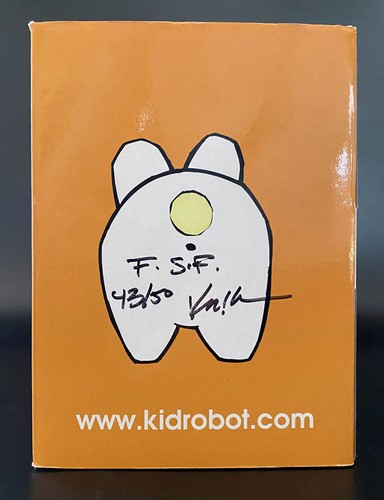 Frank Kozik FIRMADO 2006 Kidrobot 10" GID FSF Smorkin' Labbit LE 50 AUTOGRAFIADO - Imagen 4 de 8