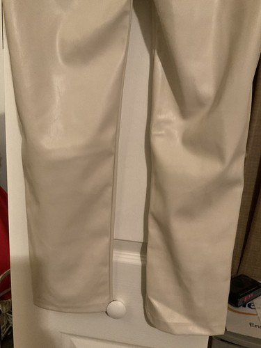 Pants Beige Polyurethane And Polyester Blend Size Xl - Picture 3 of 8