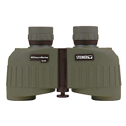 Binoculares Steiner Military + Marine 8x30 caza Bundeswehr oliva + bolsa - Imagen 1 de 10