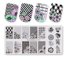 Nail Stamping Plate Nail Art Print Full Nail Print Manicure Pedicure Tool