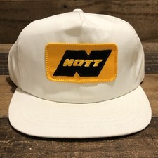 VTG Nott Hat Snapback Baseball Cap Mens White Arden Hills Minnesota 90s READ