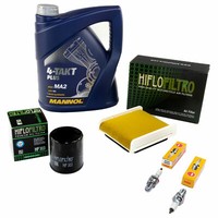 Wartungspaket FüR Kawasaki GPZ 500 S 1988- ÖL 4L+Luftfilter+ÖLfilter+ZüNdkerzen