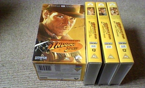 The Adventures Of Indiana Jones UK PAL VHS THX Digital VIDEO 2000 Harrison Ford - Picture 2 of 2