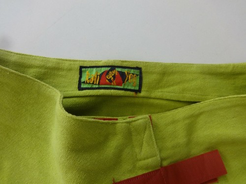 Jupe KALIYOG taille S M 36 38 40 portefeuille kilt 100% coton Népal boho - Picture 7 of 11