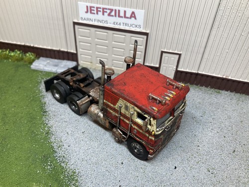 Kenworth K100 1/64 Diecast Rusty Weathered Semi Tractor Truck Barn Find DCP COE - Picture 15 of 20