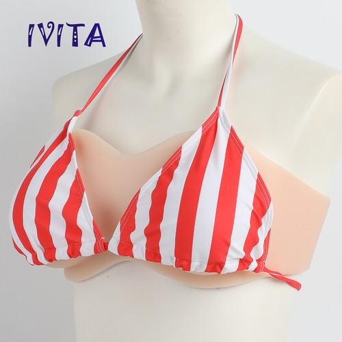 IVITA D Cup Bandeau Silicona Forma de Pecho Travesti Tetas Falsas Pechos - Imagen 9 de 12