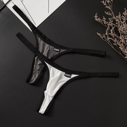 Sexy Calzoncillos Tanga Espalda en T Cintura Baja Bkini Invisible Transpirable Ropa Interior - Imagen 4 de 21