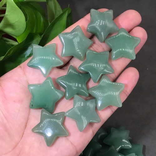5 piezas Estrellas de Aventurina Verde Natural Cristal Curativo Cristal Regalo 1" - Imagen 4 de 11