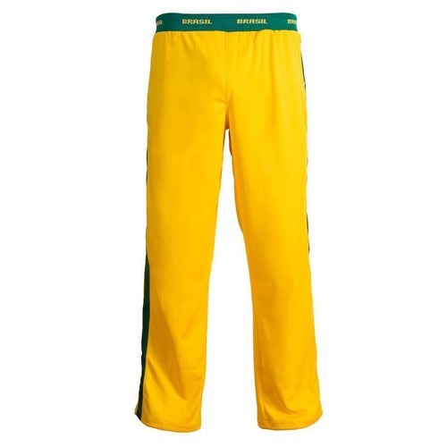 Yellow Brazil Capoeira Kids Children Abada Sport Activity Trousers Pants 3-14 yr - Picture 13 of 21