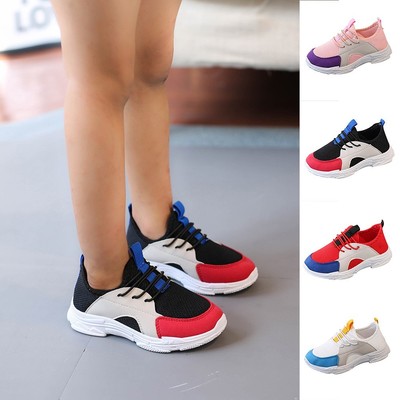 Child Baby Kid Boy Girl Sport Running Breathable Mesh Sneaker Soft Casual Shoes