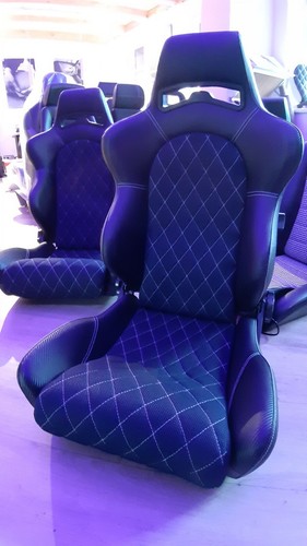 2 König Sportsitze ABE Lehne klappbar Carbon zu empfehlen ( kein Recaro ) - Bild 6 von 12