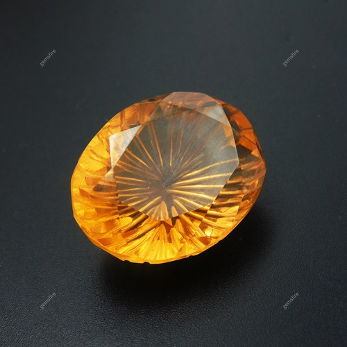 55.60 Ct CERTIFIED Loose Gemstone Natural Peach Quartz Oval Cut For Pendent - Picture 4 of 13