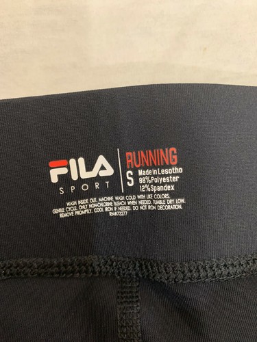 FILA SPORT RUNNING WOMENS PULL ON ATHLETIC YOGA PANTS LEGGINGS SIZE S - Picture 2 of 5