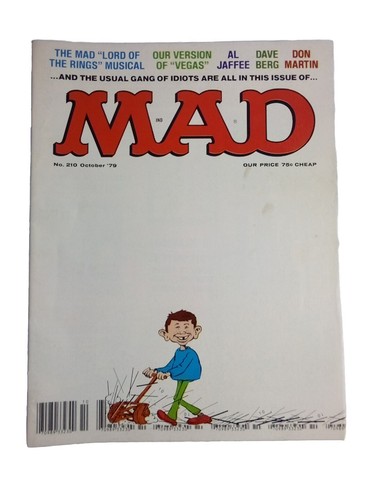 Vintage Mad Magazine - No. 210 October 1979 - Picture 1 of 9