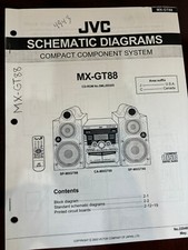 JVC MX-GT88 CA-MXGT88 SCHEMATIC DIAGRAMS SERVICE MANUAL **ORIGINAL**  			