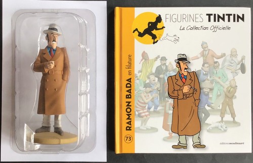 TINTIN Ramon Bada en filature Figurine officielle n°73 sans passeport État neuf