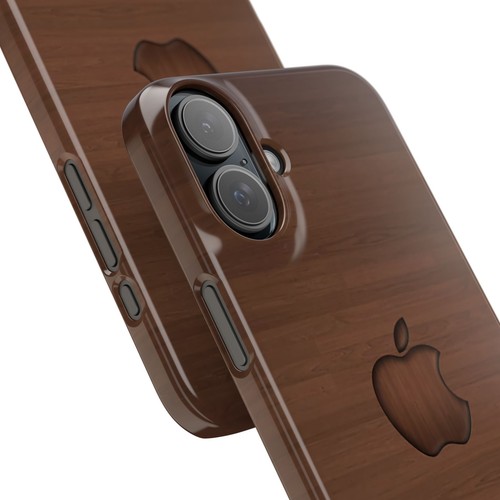 Funda delgada iPhone 16/15/14/13/12/11, textura de madera sintética - Imagen 9 de 73