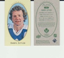 Darryl Sittler, 2011 Parkhurst Champions Champ's Mini #33, Toronto Maple Leafs 