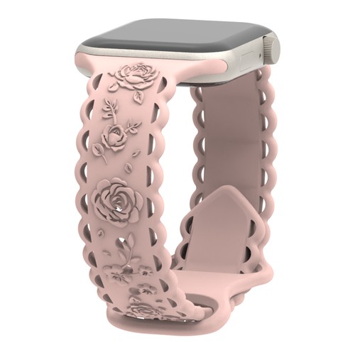 Correa de muñeca con estampado de silicona suave para Apple Watch 9 8 7 6 5 4 3 41/45 mm - Imagen 24 de 29