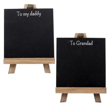Chalkboard Easel with Chalk Personalise Yourself ? To Grandad / Daddy