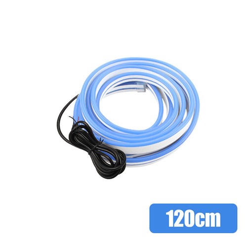 120cm LED Car Hood Daytime Running Light Strip Waterproof Flexible Lamp Ice blue - Bild 5 von 5