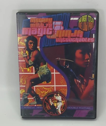 Martial Arts Double Feature: Monkey With 72 Magic/ Ninja Untouchables (DVD,... - Picture 1 of 3