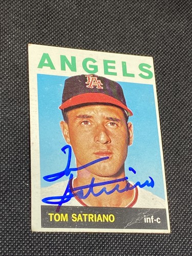 Tom Satriano Angels Signed Auto Autographed 1964 Topps Card #521 ~ COA - Picture 2 of 6