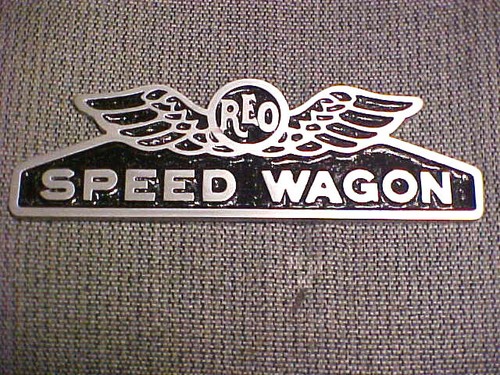 Reo Velocidad Wagon Truck Radiador Emblema Medallón 1920s 1930s Fundido Aluminio - Picture 2 of 10