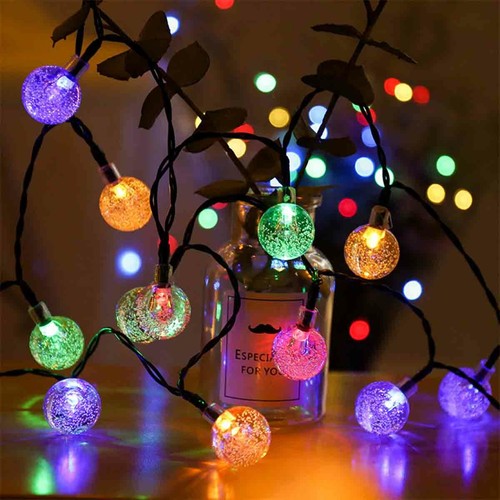 50 LED Solar String Lights Patio Party Yard Garden Wedding Waterproof Outdoor - Picture 5 of 21