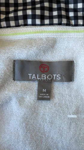T BY TALBOTS vest size M black white gingham check - Picture 5 of 7