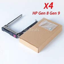 4X SFF 2.5" HDD Drive Tray Caddy Bracket 651687-001 For HP G8 Gen8 DL380p DL360p