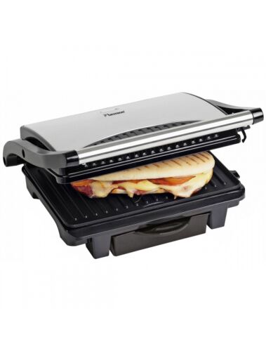 Bestron ASW113S Panini Elektro Kontaktgrill Sandwichmak…