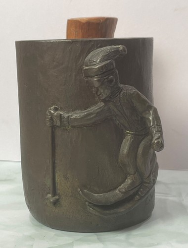 Vtg 1976 Carl Wagner Signed Bronze Sky Boy Sculpture 206/1000 Limited Edition - Picture 4 of 15